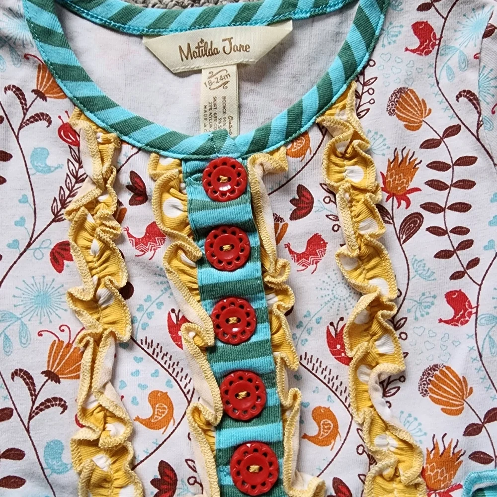 Matilda Jane Long Ago Dress & Diaper Cover